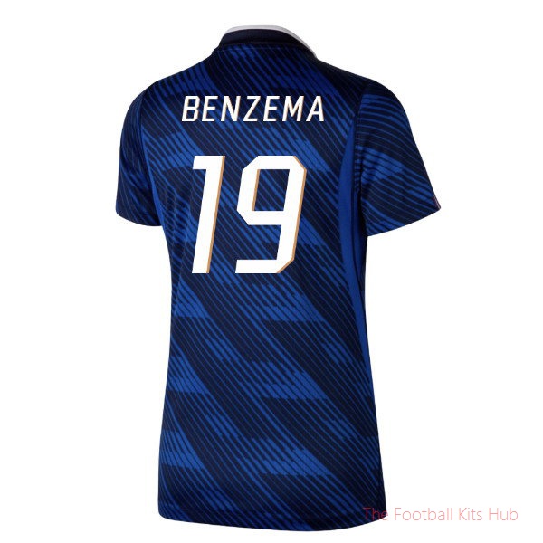 2026-2027 France Home Shirt (Womens) (Benzema 19)-unisoccer store